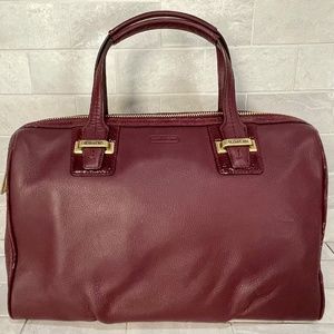 TAYLOR LEATHER SATCHEL (COACH F25296)